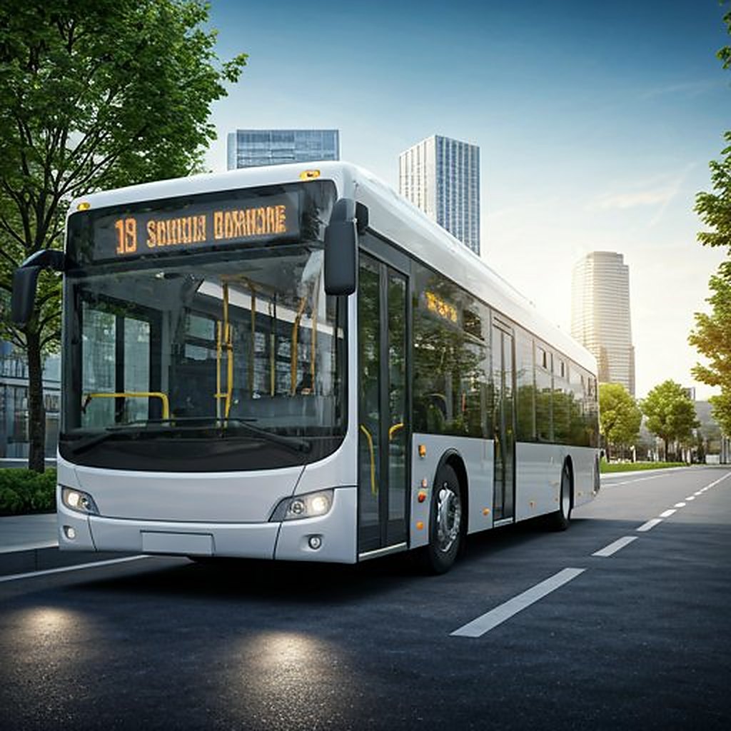 Scène de mobilité urbaine multimodale durable
